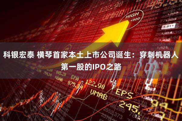 科银宏泰 横琴首家本土上市公司诞生:穿刺机器人第一股的IPO之路